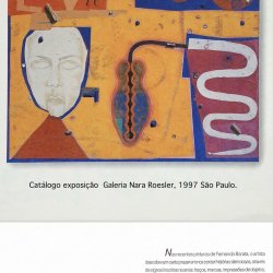 Catalogue exposition galerie Nara Roesler, São Paulo 1997